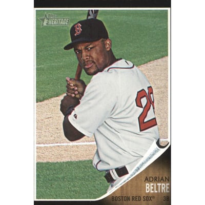 2011 Topps Heritage Black #C45 Adrian Beltre