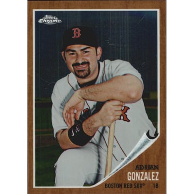 2011 Topps Heritage Chrome Refractors #C193 Adrian Gonzalez
