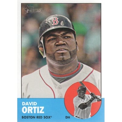 2012 Topps Heritage #482 David Ortiz SP