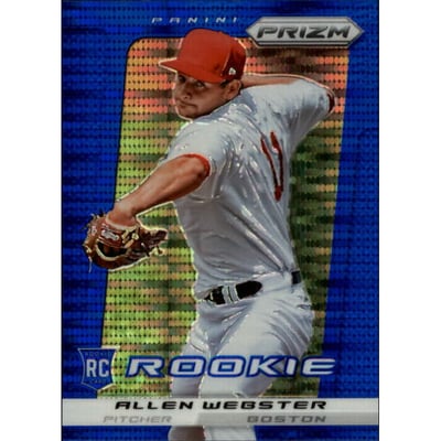 2013 Panini Prizm Prizms Blue Pulsar #300 Allen Webster