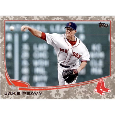 2013 Topps Update Camo #US326 Jake Peavy