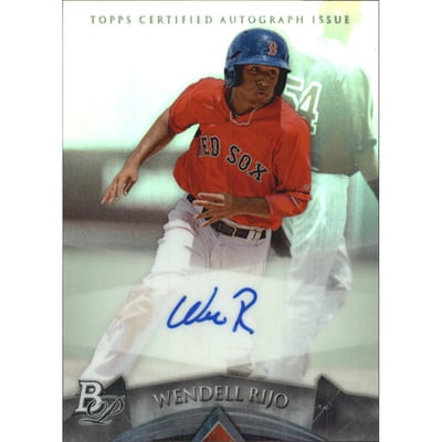 2014 Bowman Platinum Prospect Autographs #APWR Wendell Rijo