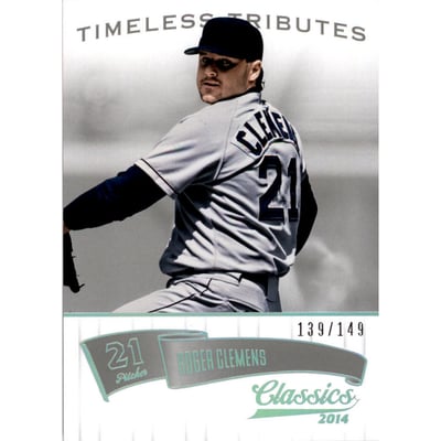 2014 Classics Timeless Tributes Silver #116 Roger Clemens