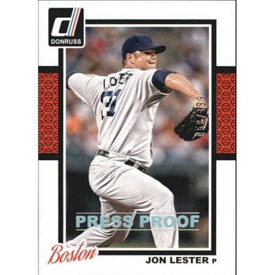 2014 Donruss Press Proofs Silver #120 Jon Lester