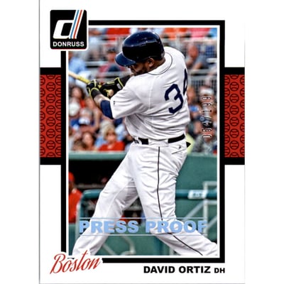 2014 Donruss Press Proofs Silver #271 David Ortiz