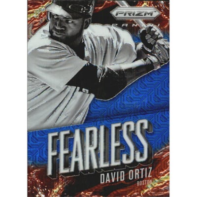 2014 Panini Prizm Fearless Prizms Blue Mojo #5 David Ortiz