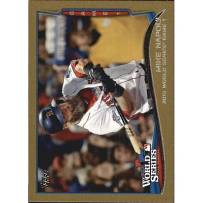 2014 Topps Mini Gold #22 Mike Napoli WS