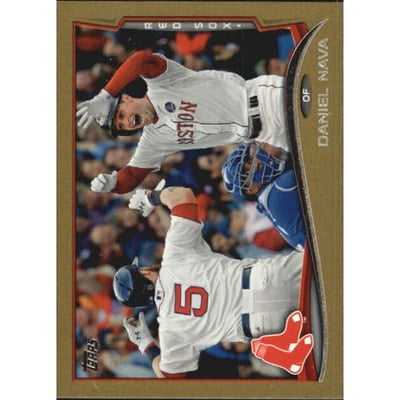 2014 Topps Mini Gold #362 Daniel Nava