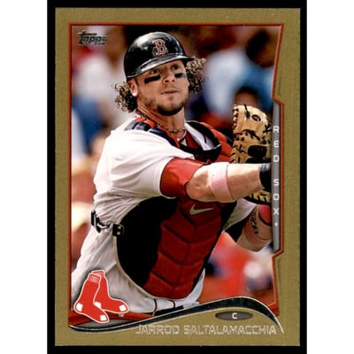 2014 Topps Mini Gold #48 Jarrod Saltalamacchia