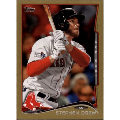 2014 Topps Mini Gold #585 Stephen Drew