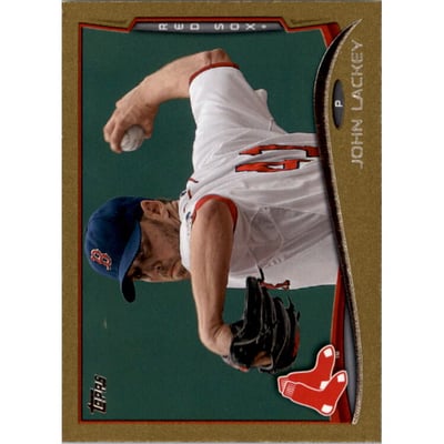 2014 Topps Mini Gold #632 John Lackey