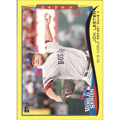 2014 Topps Yellow #206 Jon Lester WS