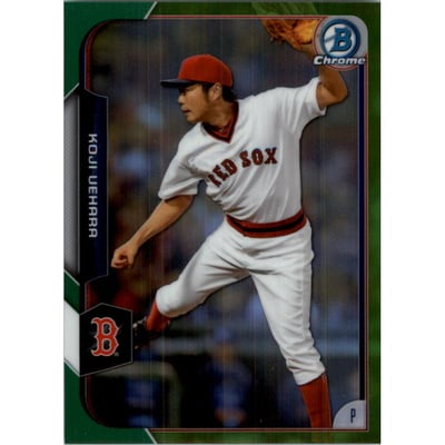 2015 Bowman Chrome Green Refractors #138 Koji Uehara
