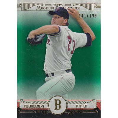 2015 Topps Museum Collection Green #54 Roger Clemens