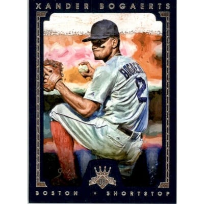 2016 Diamond Kings Framed Blue #103 Xander Bogaerts