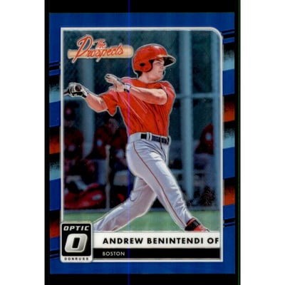 2016 Donruss Optic The Prospects Blue #11 Andrew Benintendi