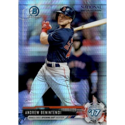 2017 Bowman Chrome National Convention Refractors #BNRABE Andrew Benintendi