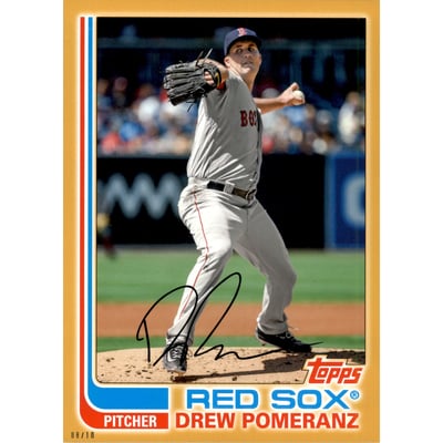 2017 Topps Archives 5x7 Gold #118 Drew Pomeranz