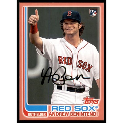 2017 Topps Archives Peach #132 Andrew Benintendi