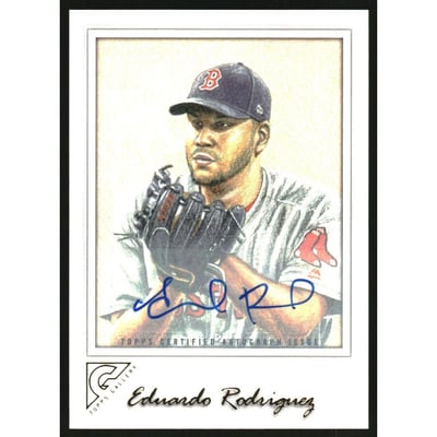 2017 Topps Gallery Autographs #44 Eduardo Rodriguez