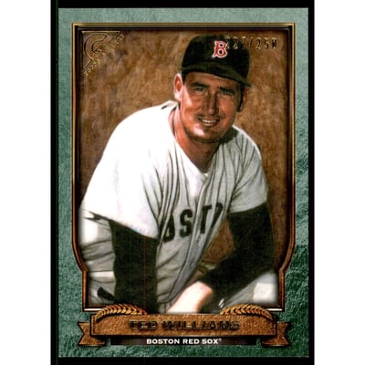 2017 Topps Gallery Hall of Fame Green #HOF2 Ted Williams