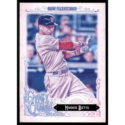 2017 Topps Gypsy Queen Missing Blackplate #100A Mookie Betts