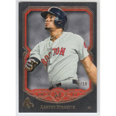 2017 Topps Museum Collection Red #58 Xander Bogaerts