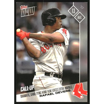 2017 Topps Now #477 Rafael Devers/943*