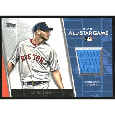 2017 Topps Update All Star Stitches #ASRCSA Chris Sale