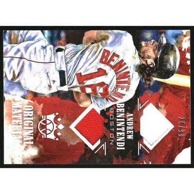 2018 Diamond Kings DK Originals Materials Holo Silver #5 Andrew Benintendi/99