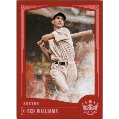 2018 Diamond Kings Red Frame #9 Ted Williams