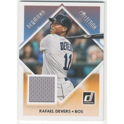 2018 Donruss Diamond Collection Memorabilia #DCRD Rafael Devers