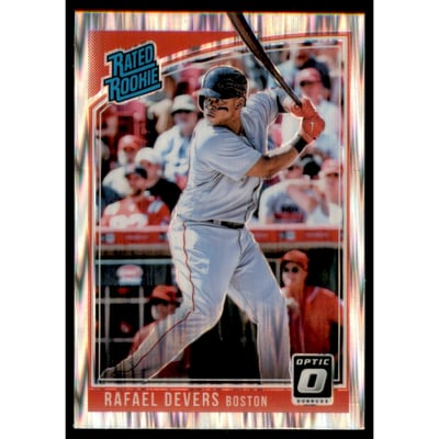 2018 Donruss Optic Shock #35 Rafael Devers RR