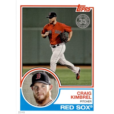 2018 Topps 5x7 '83 Topps #8371 Craig Kimbrel