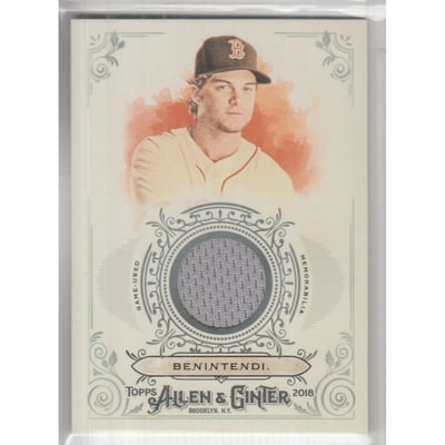 2018 Topps Allen and Ginter Relics #FSRBAB Andrew Benintendi B