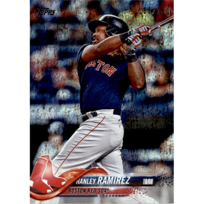 2018 Topps Factory Set Foilboard #457 Hanley Ramirez