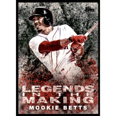 2018 Topps Legends in the Making Black #LTMMB Mookie Betts