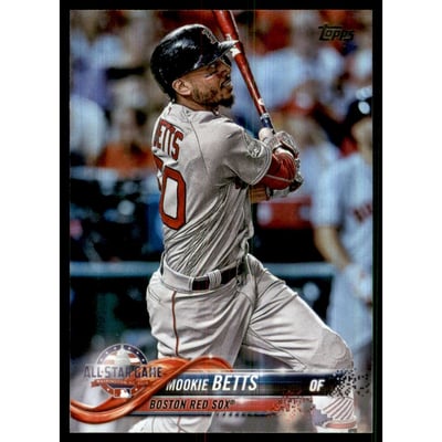 2018 Topps Update Rainbow Foil #US64 Mookie Betts AS