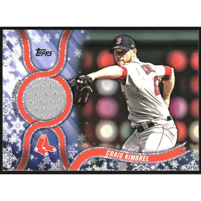 2018 Topps Walmart Holiday Snowflake Relics #RCKI Craig Kimbrel