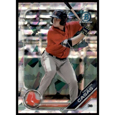 2019 Bowman Chrome Draft Sapphire #BDC87 Triston Casas