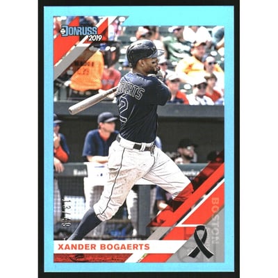 2019 Donruss Father's Day Ribbon #197 Xander Bogaerts