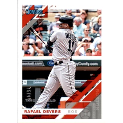 2019 Donruss Holo Back #128 Rafael Devers