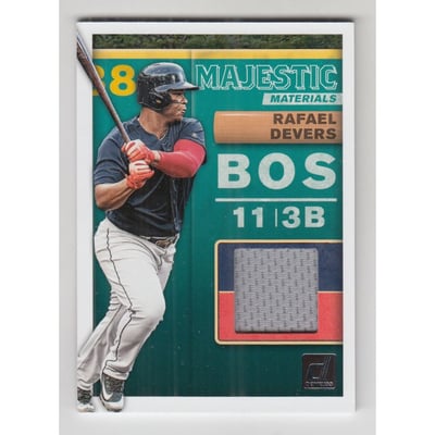 2019 Donruss Majestic Materials #12 Rafael Devers