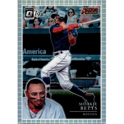 2019 Donruss Optic Action All-Stars Holo #5 Mookie Betts
