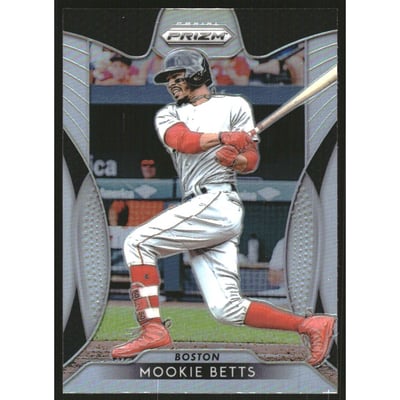 2019 Panini Prizm Prizms Silver #180 Mookie Betts