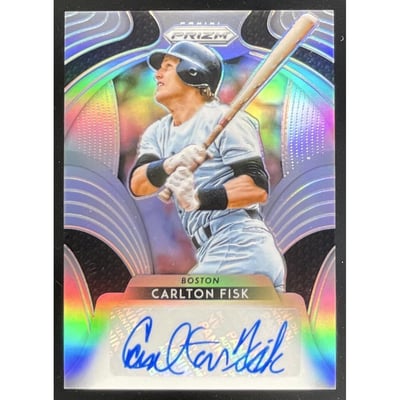 2019 Panini Prizm Signatures #S-CF Carlton Fisk Auto