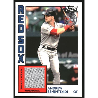 2019 Topps '84 Topps Relics #84RABE Andrew Benintendi