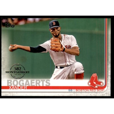 2019 Topps Factory Set 582 Montgomery #167 Xander Bogaerts