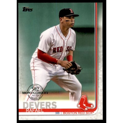2019 Topps Factory Set 582 Montgomery #228 Rafael Devers