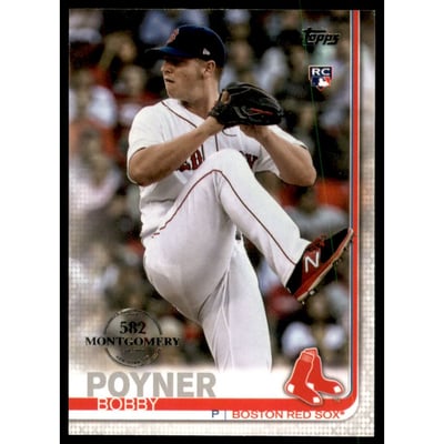 2019 Topps Factory Set 582 Montgomery #571 Bobby Poyner